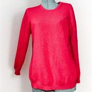 Charter Club Luxury Cashmere Sweater Red Women’s 0X (XL ) Plus Pullover Crewneck